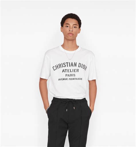 white dior shirt|Dior christian t shirt.